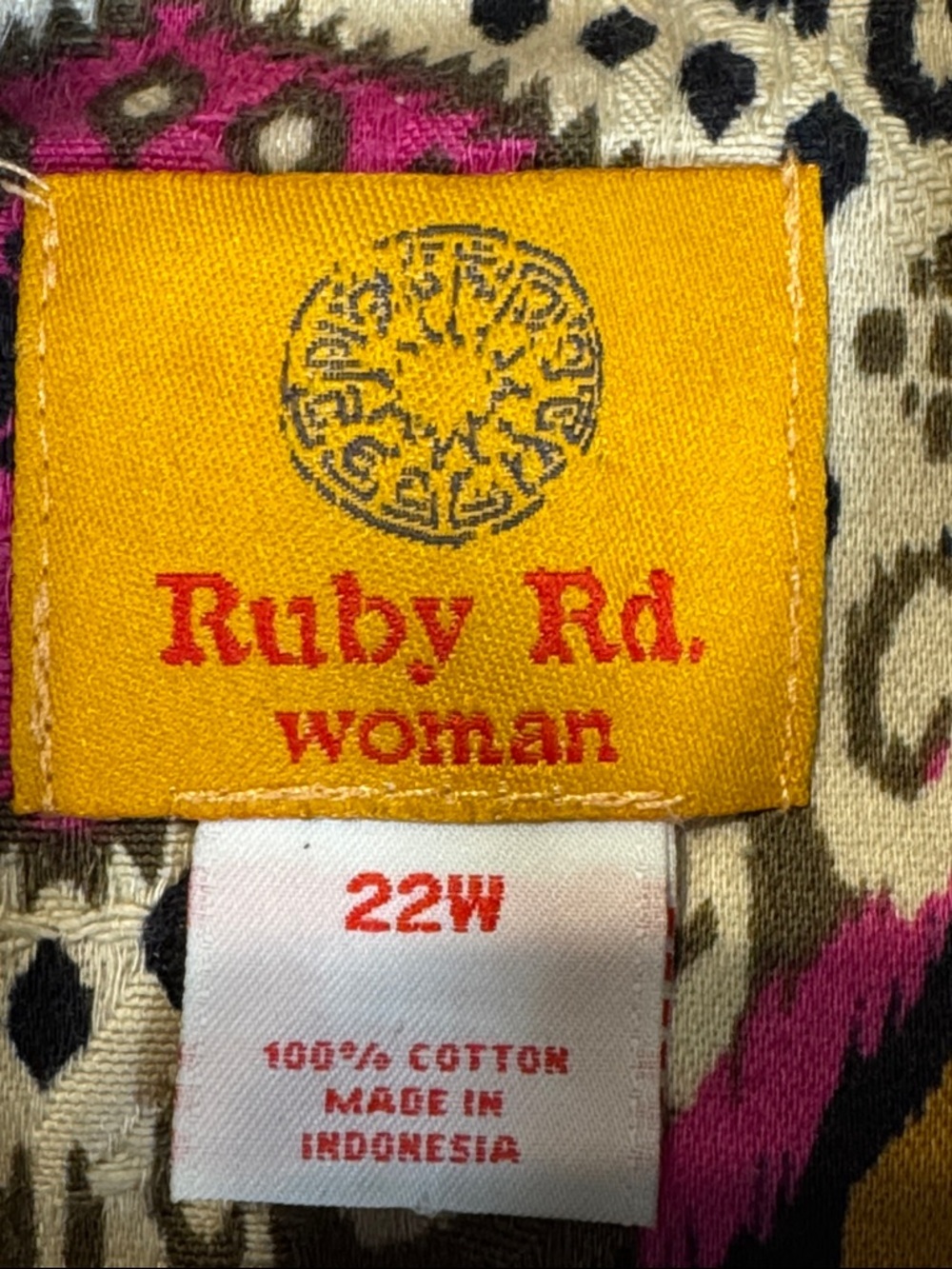 Ruby Rd. Multicolor Animal & Aztec Mix Print Top - Picture 3 of 9